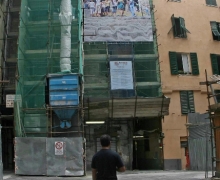 Piazza anonima (oggi p.zza Don Gallo) Genova 2010